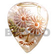 Maki-e art Embossed Hand Painted Pendants Jewelry japanese