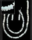 jewelry set troca shell bamboo design