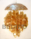 capiz shells  wind chimes chandeliers - parisian