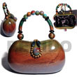 Cebu Island Collectible Handcarved Laminated Acacia Acacia Bags Philippines Natural Handmade Products