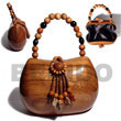 Cebu Island Collectible Handcarved Laminated Acacia Acacia Bags Philippines Natural Handmade Products