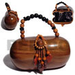 Cebu Island Collectible Handcarved Laminated Acacia Acacia Bags Philippines Natural Handmade Products