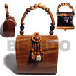 Cebu Island Collectible Handcarved Laminated Acacia Acacia Bags Philippines Natural Handmade Products