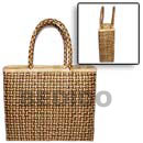 Cebu Island Pandan Triple Weave Medium Bags Philippines Natural Handmade Products