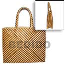 Cebu Island Pandan Indo Stripe Bag Bags Philippines Natural Handmade Products