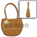 Cebu Island Pandan Oval Bag Small Bags Philippines Natural Handmade Products