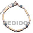 Cebu Island White Shell Anklets Cebu Anklets Philippines Natural Handmade Products