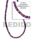 Cebu Island 4-5mm Hammer Shell Violet Cebu Shell Beads Philippines Natural Handmade Products