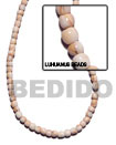Cebu Island 4-5mm Pokalet Round Luhuanus Cebu Shell Beads Philippines Natural Handmade Products
