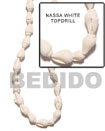 Cebu Island Nassa White Shell Topdrill Cebu Shell Beads Philippines Natural Handmade Products
