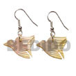 Cebu Island Dangling Mother Of Pearl Cebu Shell Earrings Philippines Natural Handmade Products