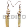 Coco and Shell Dangling Earrings