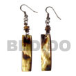 Coco And Shell Dangling Earrings