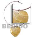Choker Hoops Necklace With Shell