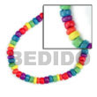 Cebu Island 4-5 Mm Multicolored Coco Coco Bracelets Philippines Natural Handmade Products