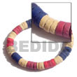 Cebu Island 7-8 Mm Coco Heishe Coco Bracelets Philippines Natural Handmade Products