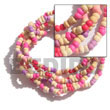 Cebu Island 2-3 Mm 5 Rows Coco Bracelets Philippines Natural Handmade Products