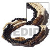 Cebu Island 2-3 Mm 5 Rows Coco Bracelets Philippines Natural Handmade Products