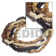 Cebu Island 2-3 Mm 5 Rows Coco Bracelets Philippines Natural Handmade Products