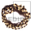 Cebu Island 2-3mm Coco Pokalet 5 Coco Bracelets Philippines Natural Handmade Products