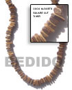 Coco Beads Necklace Coconut Strands