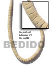 Cebu Island Coco Heishe Bleached White Coco Necklace Philippines Natural Handmade Products