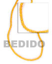 Cebu Island 2-3 Mm Golden Yellow Coco Necklace Philippines Natural Handmade Products