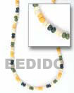 Multi-color Coco And Shell Necklace