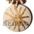 Cebu Island 50mm Round Coco Pendant Coco Pendant Philippines Natural Handmade Products