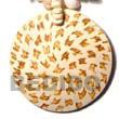 Cebu Island 50mm Round Coco Pend. Coco Pendant Philippines Natural Handmade Products