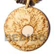 Cebu Island 50mm Round Coco Pendant Coco Pendant Philippines Natural Handmade Products