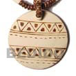 Cebu Island 50mm Round Coco Pendant Coco Pendant Philippines Natural Handmade Products