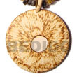 Cebu Island 50mm Round Coco Pendant Coco Pendant Philippines Natural Handmade Products