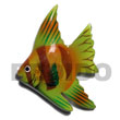 Cebu Island Fish Handpainted Wood Refrigerator Fridge Magnets Philippines Natural Handmade Products