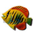 Cebu Island Fish Handpainted Wood Refrigerator Fridge Magnets Philippines Natural Handmade Products