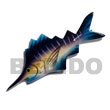 Cebu Island Fish Handpainted Wood Refrigerator Fridge Magnets Philippines Natural Handmade Products