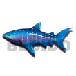 Cebu Island Shark Handpainted Wood Refrigerator Fridge Magnets Philippines Natural Handmade Products