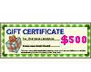 Gift Certificate $500