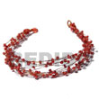 Cebu Island 8 Rows Copper Wire Glass Beads Bracelets Philippines Natural Handmade Products