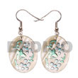 Maki-e art Coco and Shell Dangling Earrings japanese