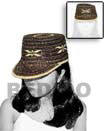 Cebu Island Rattan Cora Hat Plastic Hats Philippines Natural Handmade Products