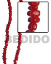 Cebu Island Horn Nuggets In Red Horn Beads Philippines Natural Handmade Products