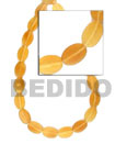 Cebu Island Flat Oval Golden Horn Horn Beads Philippines Natural Handmade Products