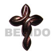 Cebu Island Horn Twisted Cross 40mm Horn Pendants Philippines Natural Handmade Products