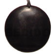 Cebu Island Round Black Horn 40mm Horn Pendants Philippines Natural Handmade Products