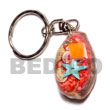 Cebu Island Sigay Laminated Seashells Keychain Keychain Philippines Natural Handmade Products