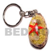 Cebu Island Sigay Laminated Seashells Keychain Keychain Philippines Natural Handmade Products