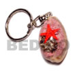 Cebu Island Sigay Laminated Seashells Keychain Keychain Philippines Natural Handmade Products