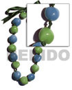 kukui seed nut necklace painted kukui nuts