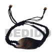 Black Macrame Blacklip Shell Id